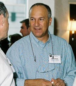 דוד הראל (מימין) בכנס FLoC 2006
