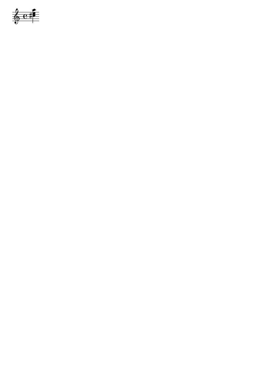{ <a'' cis'' e''> }