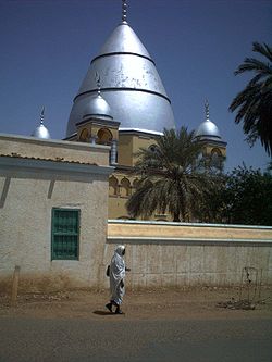 המסגד בו נמצא קברו של מוחמד אחמד ה"מהדי"