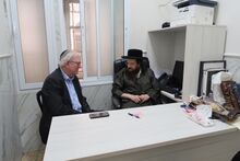 שישא (מימין) עם יו"ר המפלגה הרפובליקנית בישראל