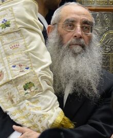 הרב שלמה אנגלנדר בהקפות שניות בשנת התש"פ