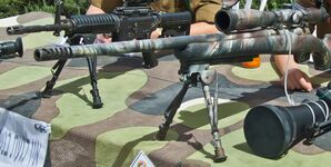רוב"צ M24 צה"לי צבוע בצבעי הסוואה צבאית.