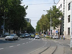 הרחוב הראשי בשכונה "הצאר דושאן".