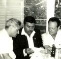 ישראל אוירבך בפגישה עם שר העבודה יגאל אלון.