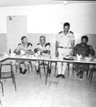 שיחת פרידה של מפקד חיל הים אברהם בוצר עם סגל יחידה 838 אוגוסט 1972