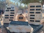 אנדרטה לנרצחים ולנופלים בטבח ניר עוז ב־7 באוקטובר 2023